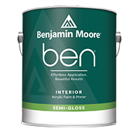 ben Waterborne Interior Paint- Semi-Gloss F627